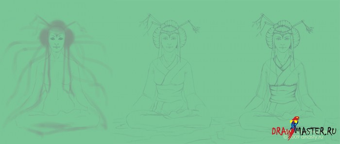 Как рисовалась "Lotus" (Рисуем женщину, азиатку)