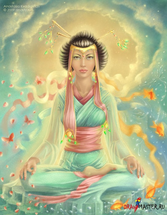 Как рисовалась "Lotus" (Рисуем женщину, азиатку)