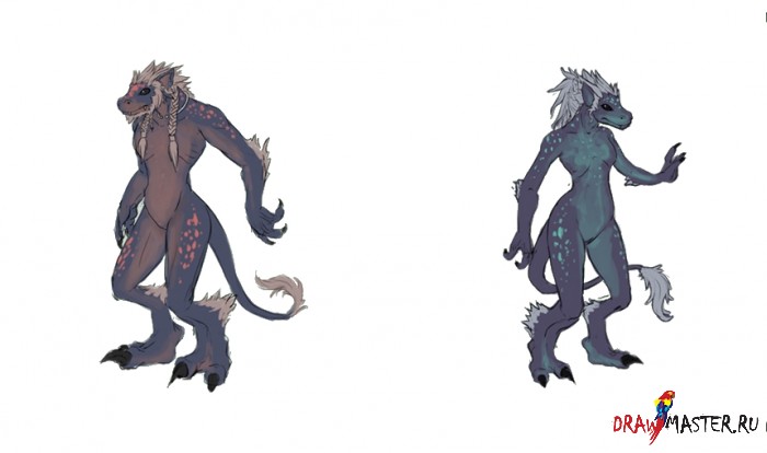 Дизайн персонажей - cоздание Волкоящера.