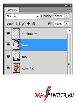 Как нарисовать реалистичные Волосы