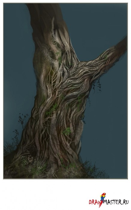 Как нарисовать сказочное дерево