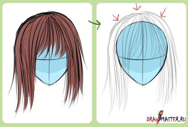Как рисовать Волосы