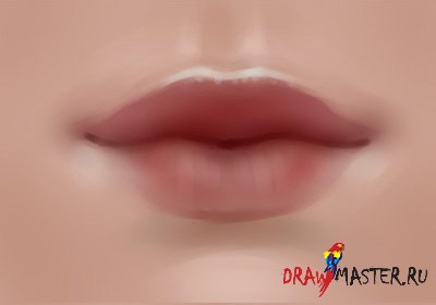 Как нарисовать губы - Пошаговый урок