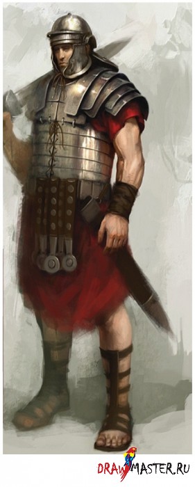 Рисуем доспехи: Римский Солдат