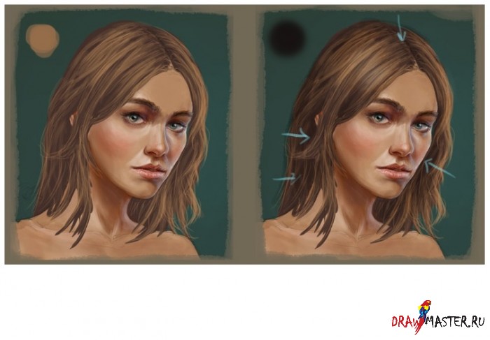 Рисуем Волосы, как рисовать волосы в фотошопе