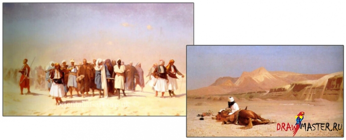 Как нарисовать иллюстрацию «Пересекая Пустыню»