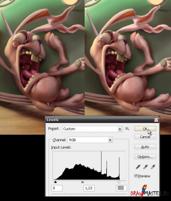   " "